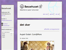 Tablet Screenshot of boessehuset.dk